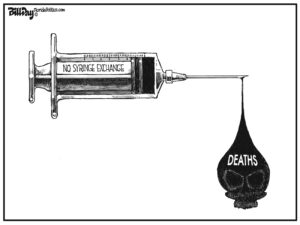 Gov. Justice must veto needle exchange bill